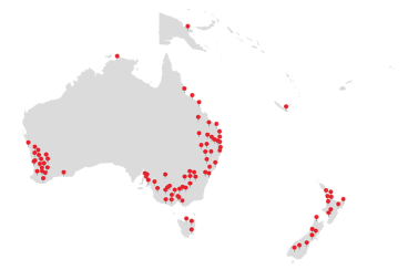 Dealer network map