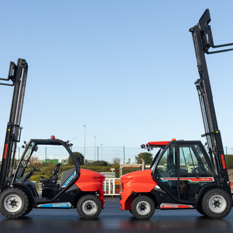 detail rough terrain forklift msi35 Manitou