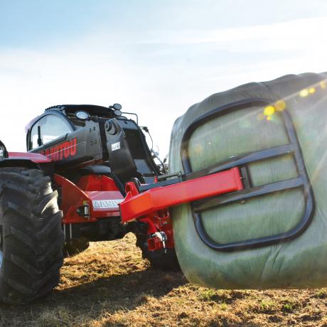 manitou machines mlt application clamp mixed bale